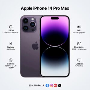 Apple iPhone 14 Pro Max Price in Pakistan