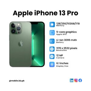 Apple iPhone 13 Pro Price in Pakistan
