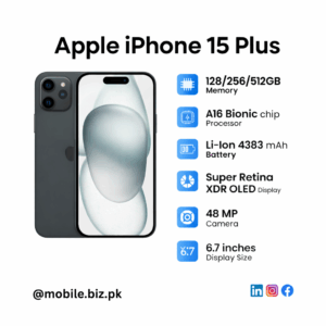 Apple iPhone 15 Plus Price in Pakistan