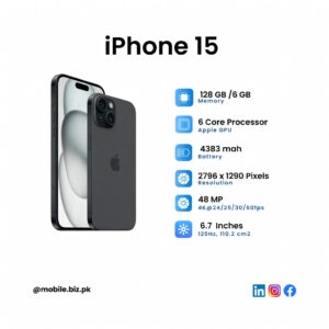 Apple iPhone 15 Price in Pakistan