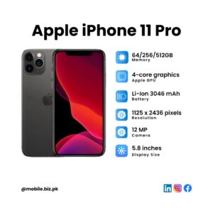 Apple iPhone 11 Pro Price in Pakistan