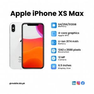 Apple iPhone XS Max Price in Pakistan
