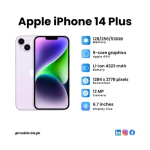 Apple iPhone 14 Plus Price in Pakistan