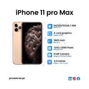 Apple iPhone 11 Pro Max Price in Pakistan