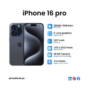 Apple iPhone 16 Pro Price in Pakistan