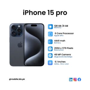 Apple iPhone 15 Pro Price in Pakistan