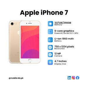 Apple iPhone 7 Price in Pakistan
