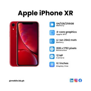 Apple iPhone XR Price in Pakistan