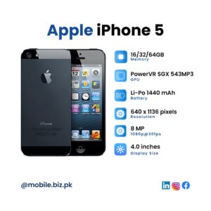 Apple iPhone 5 Price in Pakistan