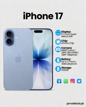 Apple iPhone 17 256GB Price in Pakistan
